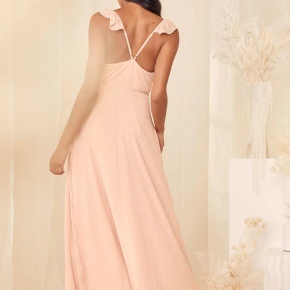 High-Low Maxi Wrap Dress - Picture 4 of 10